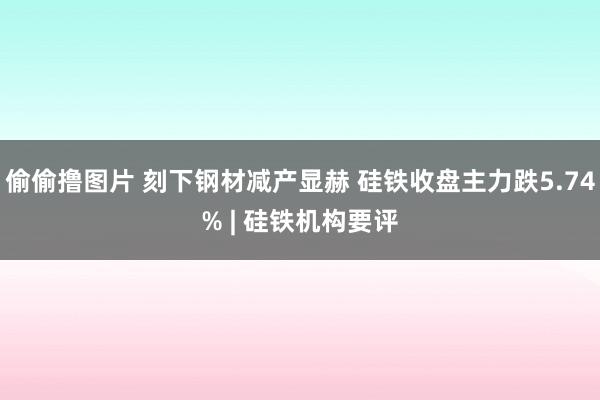 偷偷撸图片 刻下钢材减产显赫 硅铁收盘主力跌5.74% | 硅铁机构要评