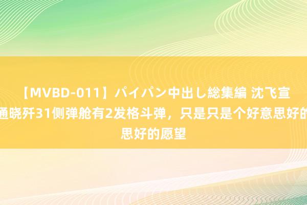 【MVBD-011】パイパン中出し総集編 沈飞宣传片通晓歼31侧弹舱有2发格斗弹，只是只是个好意思好的愿望