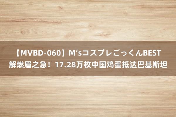 【MVBD-060】M’sコスプレごっくんBEST 解燃眉之急！17.28万枚中国鸡蛋抵达巴基斯坦